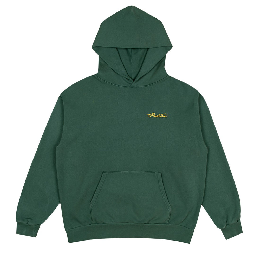 Green Bay Packers Born x Raised Unisex Fine Line Hoodie Green - NFL
