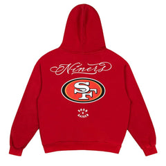 San Francisco 49ers Born x Raised Unisex Fine Line Hoodie Scarlet - NFL
