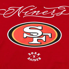 San Francisco 49ers Born x Raised Unisex Fine Line Hoodie Scarlet - NFL