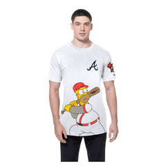 Atlanta Braves New Era MLB x Simpsons Homer Wonderbat T-Shirt Lifestyle