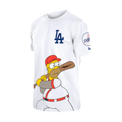Los Angeles Dodgers New Era MLB x Simpsons Homer Wonderbat T-Shirt Clearance