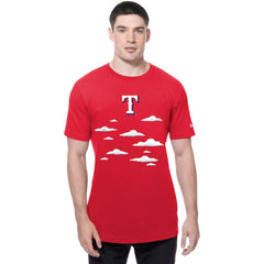 Texas Rangers New Era MLB x Simpsons 2026 Collab Clouds T-Shirt for sale