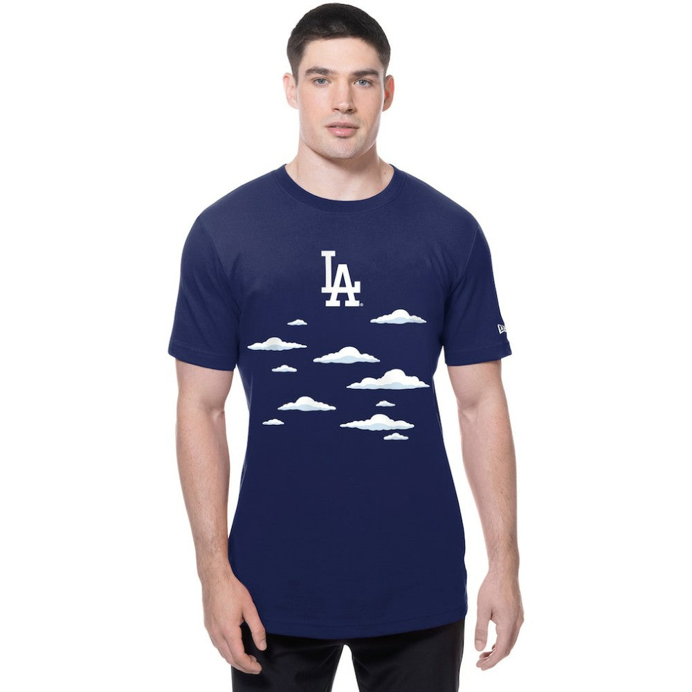Los Angeles Dodgers New Era MLB x Simpsons 2026 Collab Clouds T-Shirt discount