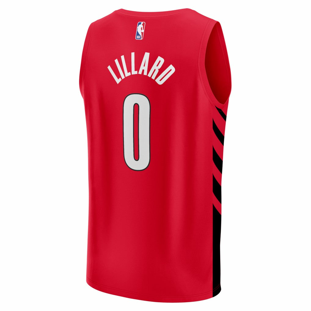 Damian Lillard Portland Trail Blazers Fast Break Replica Jersey - Red - Statement Edition | NBA Jerseys