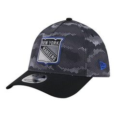 New York Rangers New Era Zero Dark 39THIRTY Flex Hat Black