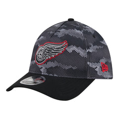 Detroit Red Wings - New Era Zero Dark 39THIRTY Flex Hat Black