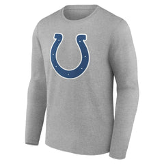 Indianapolis Colts Team Authentic Personalized Name & Number Long Sleeve T-Shirt Gray - NFL