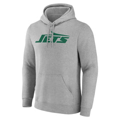 New York Jets Team Authentic Personalized Name & Number Hoodie Gray - NFL