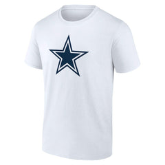 Dallas Cowboys Team Authentic Personalized Name & Number T-Shirt White - NFL