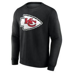 Kansas City Chiefs Team Authentic Personalized Name & Number Sweatshirt Black - NFL
