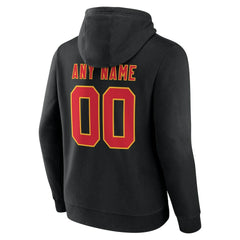 Kansas City Chiefs Team Authentic Personalized Name & Number Hoodie Black - NFL