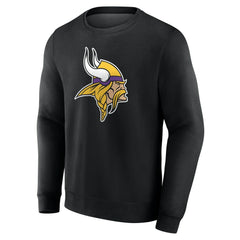 Minnesota Vikings Team Authentic Personalized Name & Number Sweatshirt Black - NFL