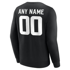 Minnesota Vikings Team Authentic Personalized Name & Number Sweatshirt Black - NFL