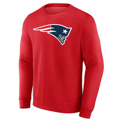New England Patriots Team Authentic Personalized Name & Number Sweatshirt Red - NFL