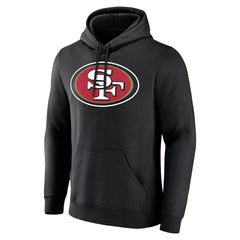 San Francisco 49ers Team Authentic Personalized Name & Number Hoodie Black - NFL
