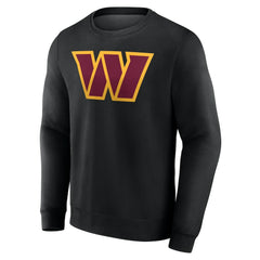 Washington Commanders Team Authentic Personalized Name & Number Sweatshirt Black - NFL