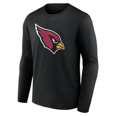 Arizona Cardinals Team Authentic Personalized Name & Number Long Sleeve T-Shirt Black - NFL
