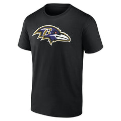 Baltimore Ravens Team Authentic Personalized Name & Number T-Shirt Black - NFL