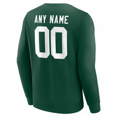Green Bay Packers Team Authentic Personalized Name & Number Sweatshirt Green - NFL
