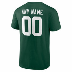 Green Bay Packers Team Authentic Personalized Name & Number T-Shirt Green - NFL