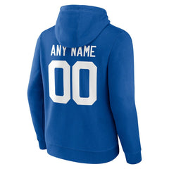 Indianapolis Colts Team Authentic Personalized Name & Number Hoodie Royal - NFL