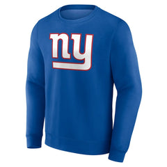 New York Giants Team Authentic Personalized Name & Number Sweatshirt Royal - NFL