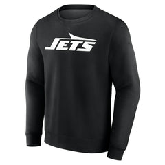New York Jets Team Authentic Personalized Name & Number Sweatshirt Black - NFL