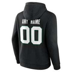 New York Jets Team Authentic Personalized Name & Number Hoodie Black - NFL
