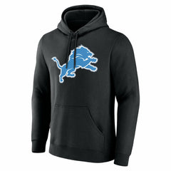 Detroit Lions Big & Tall Team Authentic Custom Hoodie Black - NFL