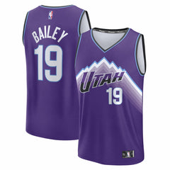 Fanatics - Ace Bailey Utah Jazz Fast Break Replica Jersey - Purple - Icon Edition