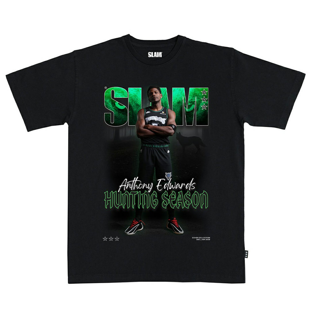 NBA - Anthony Edwards Minnesota Timberwolves SLAM Unisex Cover T-Shirt - Black