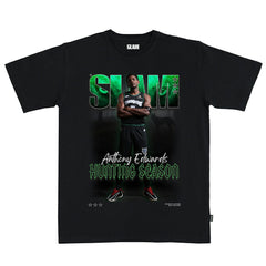 NBA - Anthony Edwards Minnesota Timberwolves SLAM Unisex Cover T-Shirt - Black