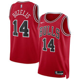 Nike - Matas Buzelis Chicago Bulls Unisex Swingman Player Jersey - Icon Editi- Red