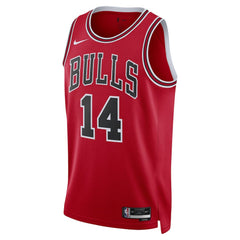 Nike - Matas Buzelis Chicago Bulls Unisex Swingman Player Jersey - Icon Editi- Red