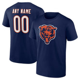 Chicago Bears Big & Tall Team Authentic Custom T-Shirt Navy - NFL