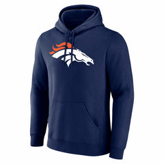 Denver Broncos Big & Tall Team Authentic Custom Hoodie Navy - NFL