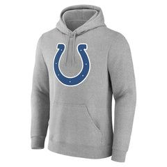 Indianapolis Colts Big & Tall Team Authentic Custom Hoodie Gray - NFL