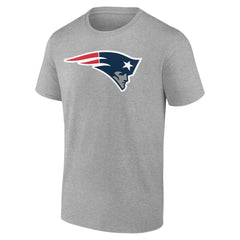 New England Patriots Big & Tall Team Authentic Custom T-Shirt Gray - NFL