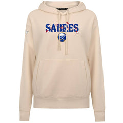 Buffalo Sabres - Levelwear Women's Festive Holiday Adorn Hoodie Khaki