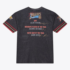 Mitchell & Ness - Philadelphia 76ers Hardwood Classics Originals Collection 2000-2001 Team Roster T-Shirt - Black