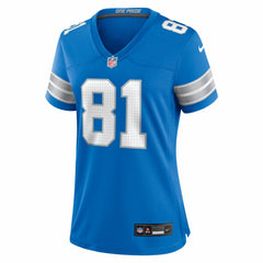 Calvin Johnson Detroit Lions Women's Team Retired Game Jersey Blue - Nike