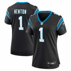 Cam Newton Carolina Panthers Women's Team Retired Game Jersey Black - Nike