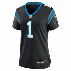 Cam Newton Carolina Panthers Women's Team Retired Game Jersey Black - Nike