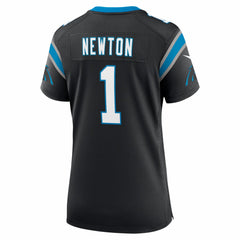 Cam Newton Carolina Panthers Women's Team Retired Game Jersey Black - Nike