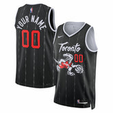 Nike - Toronto Raptors Unisex 2025/26 City Edition Swingman Custom Jersey - Black