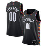 Nike - Brooklyn Nets Unisex 2025/26 City Edition Swingman Custom Jersey - Black