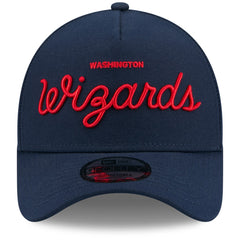 New Era - Washington Wizards x Malbon Golf Unisex 9FORTY A-Frame Adjustable Hat - Navy