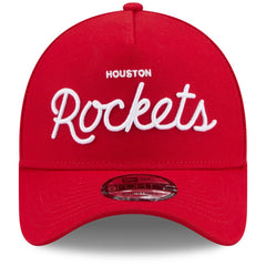 New Era - Houston Rockets x Malbon Golf Unisex 9FORTY A-Frame Adjustable Hat - Red