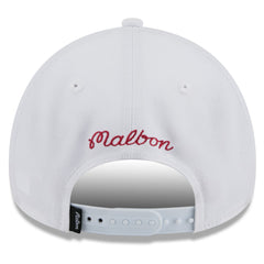 New Era - Miami Heat x Malbon Golf Unisex 9FORTY A-Frame Adjustable Hat - White