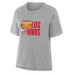 NBA - Atlanta Hawks Women's Noches Training T-Shirt - Gray